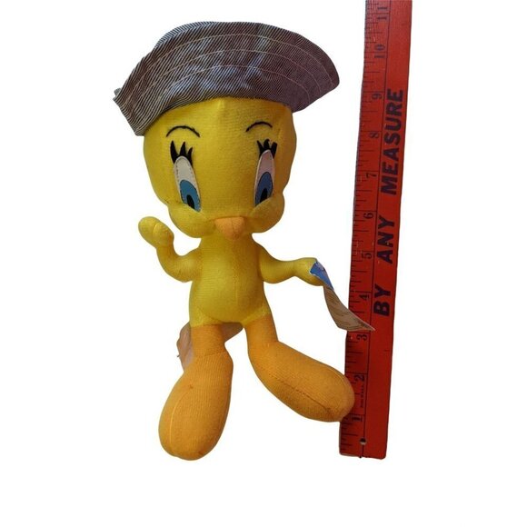 Warner Brothers Tweety Bird Plush surfed animal toy yellow blue 9 in - Picture 6 of 8